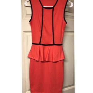 Orange and black dress. Size XS.